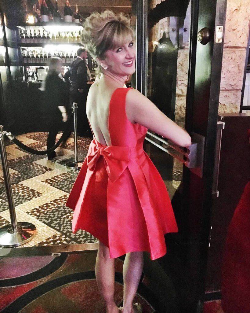 Fairy Godmother Colleen in a Kate Spade Cocktail Dress